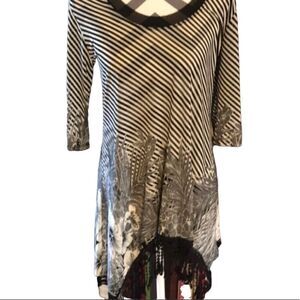 Mechant Sheer Hi Low Top MEDIUM Black & White